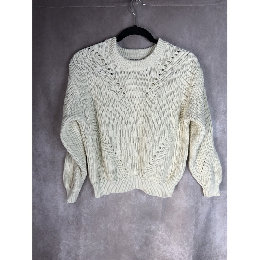 Marine Layer Ramona Knit Sweater In Ivory Women's Size M